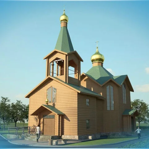 Строящийся храм в честь иконы Пресвятой Богородицы «Всех скорбящих Радость»